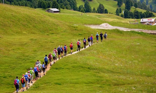 Gruppenwandern Solowandern